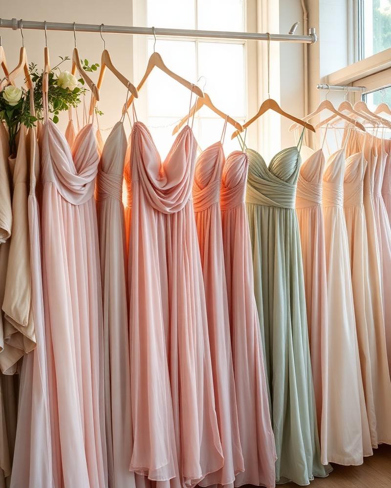 Bridesmaid party fittings